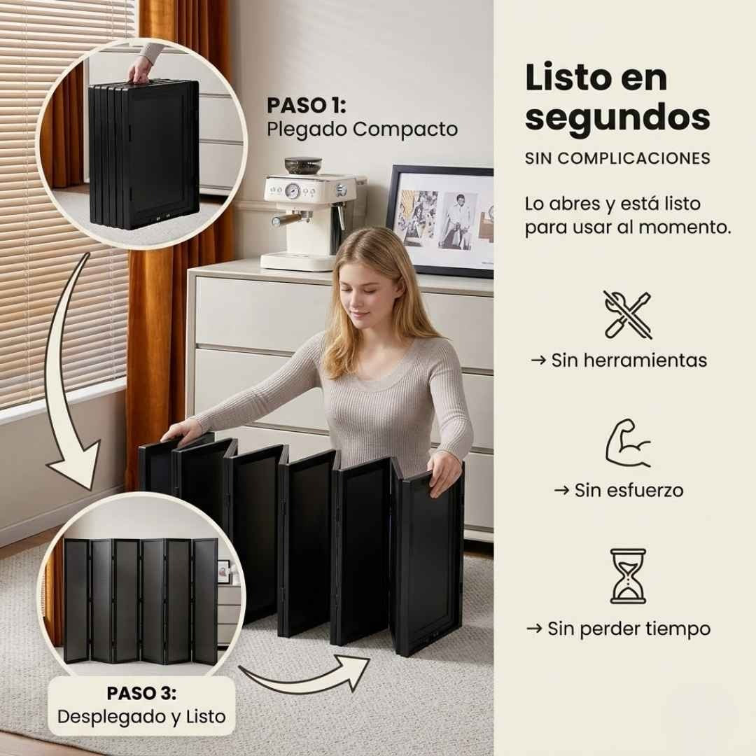 ZAPATERO PLEGABLE X6 NIVELES - MÁS ESPACIO, MÁS ORDEN