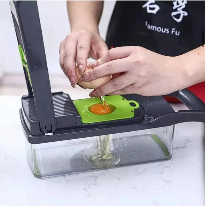PICADOR DE FRUTAS Y VERDURAS MULTIFUNCIONAL 16 EN 1