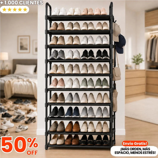 Organizador zapatero 10 niveles