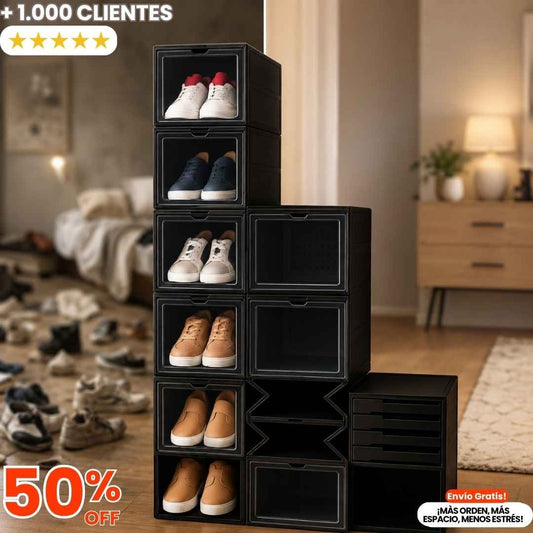 ZAPATERO PLEGABLE X6 NIVELES - MÁS ESPACIO, MÁS ORDEN