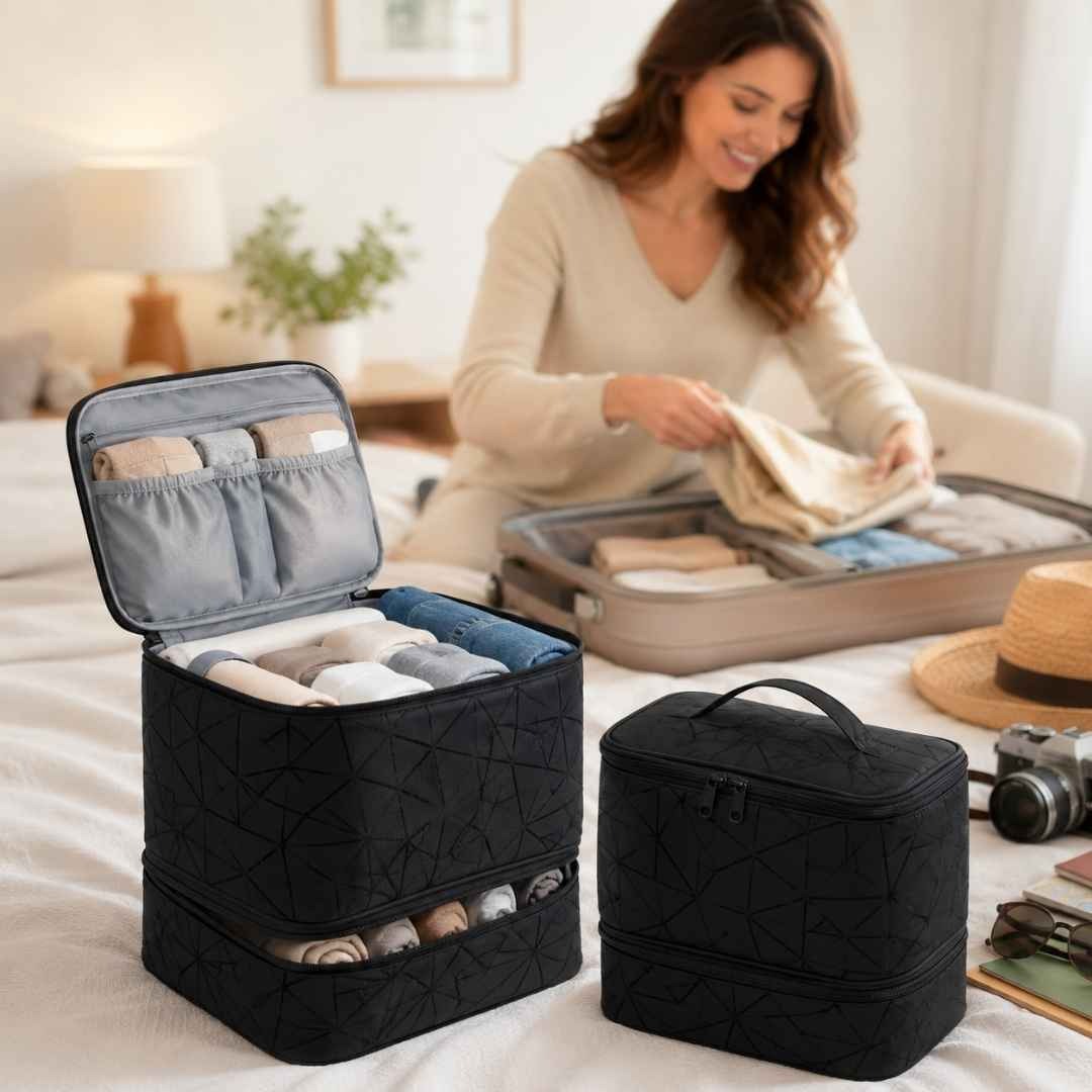 Bolsa De Doble Almacenamiento De Esmalte Led