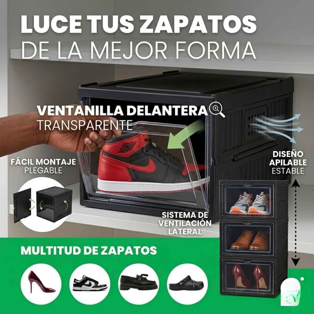 ZAPATERO PLEGABLE X6 NIVELES - MÁS ESPACIO, MÁS ORDEN