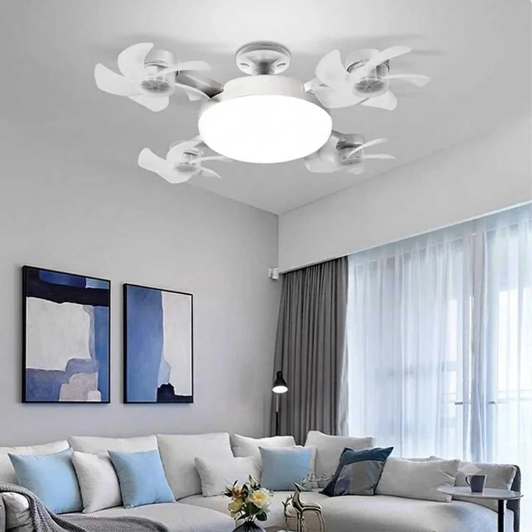 Lámpara Ventilador de Techo - Refresca e Ilumina Tu Espacio