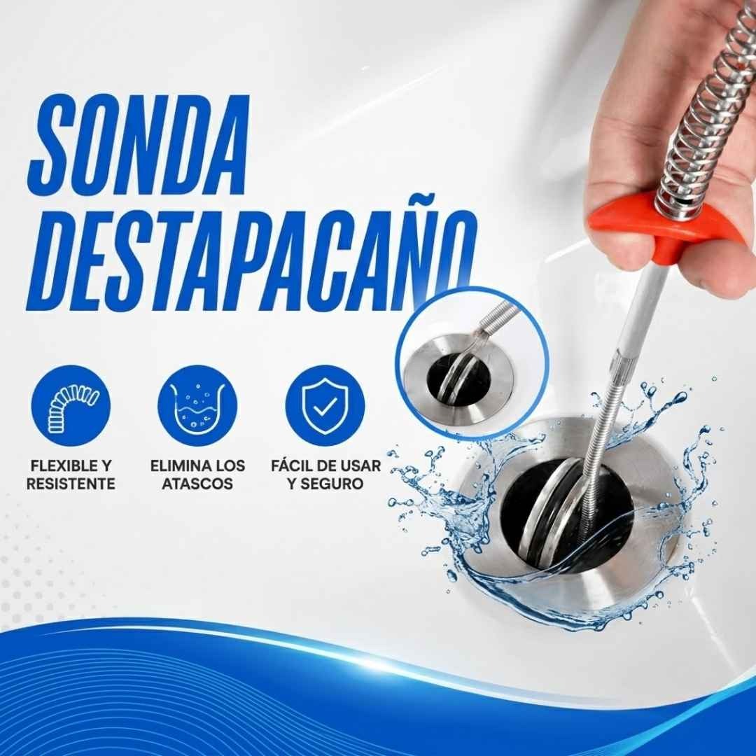 SONDA DESTAPACAÑO-Desatasca en Minutos y Ahorra en Plomeros