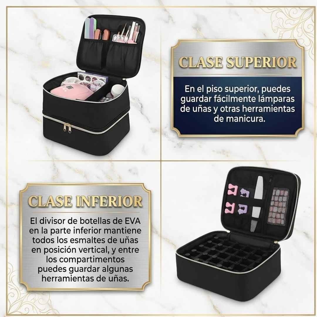 Bolsa De Doble Almacenamiento De Esmalte Led