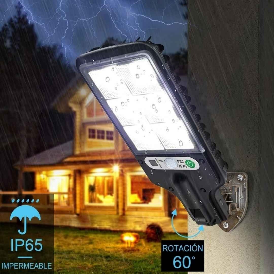Lampara Reflector Led Con Panel Solar - Oferta X2 Hogar Protegido y Vigilado