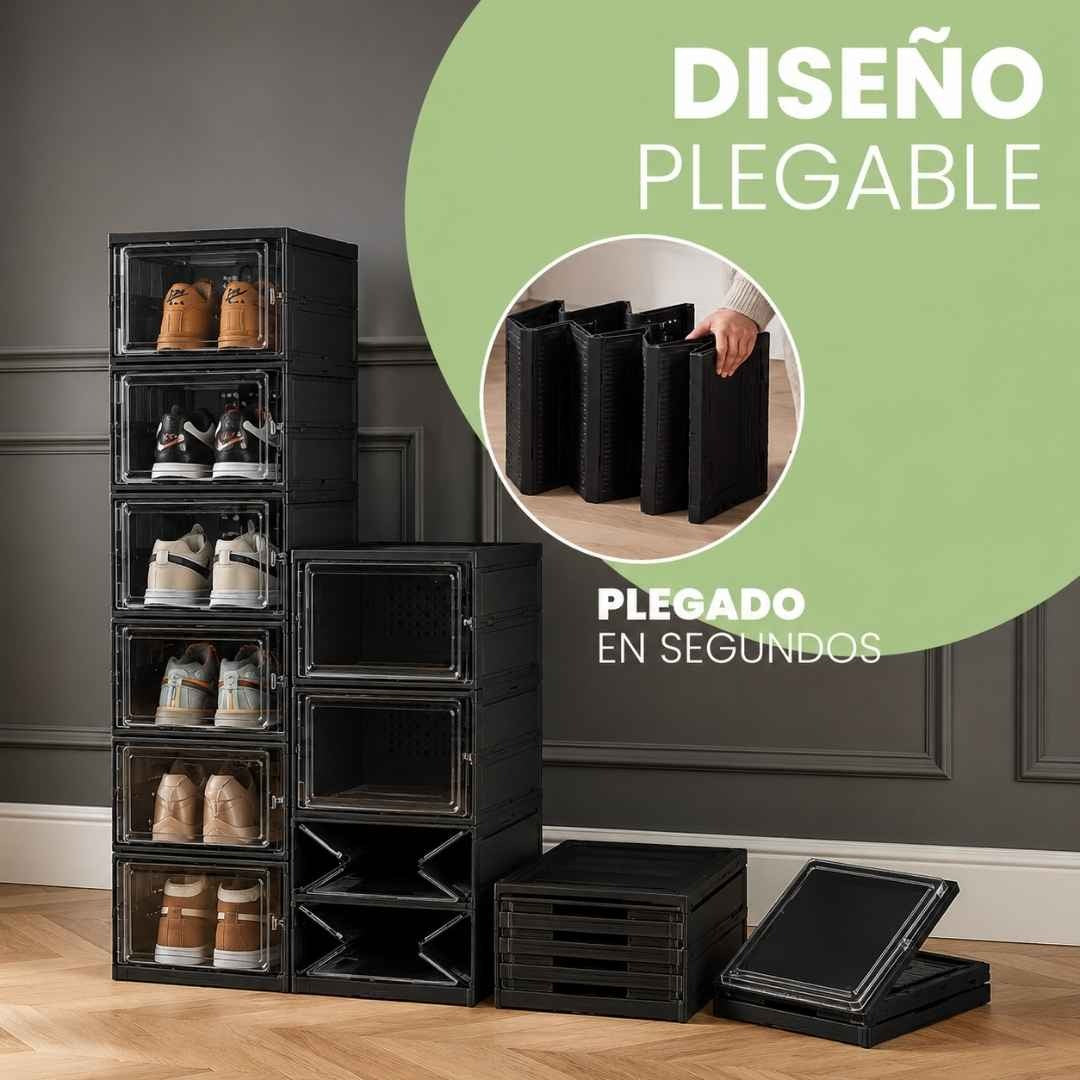 ZAPATERO PLEGABLE X6 NIVELES - MÁS ESPACIO, MÁS ORDEN