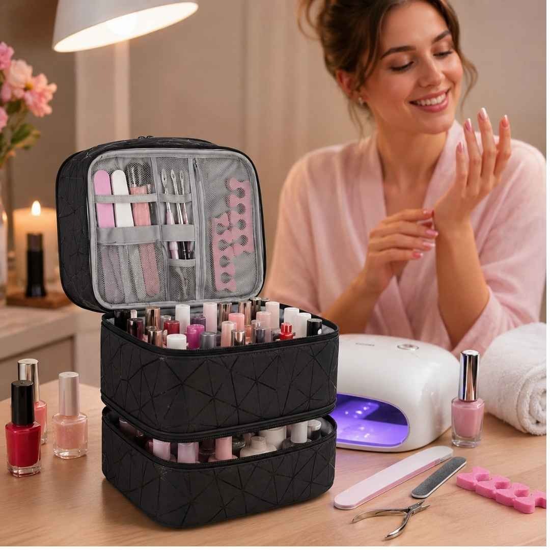 Bolsa De Doble Almacenamiento De Esmalte Led