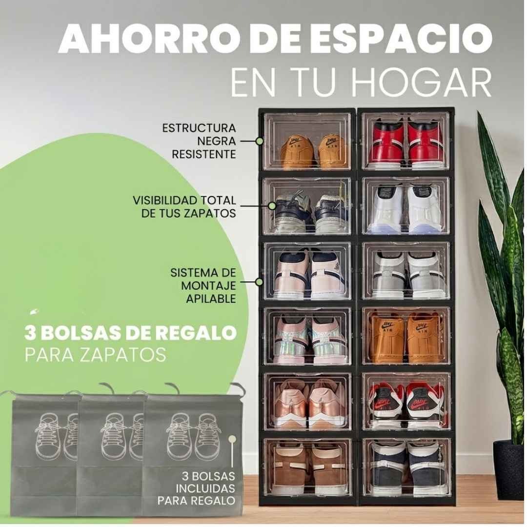 ZAPATERO PLEGABLE X6 NIVELES - MÁS ESPACIO, MÁS ORDEN
